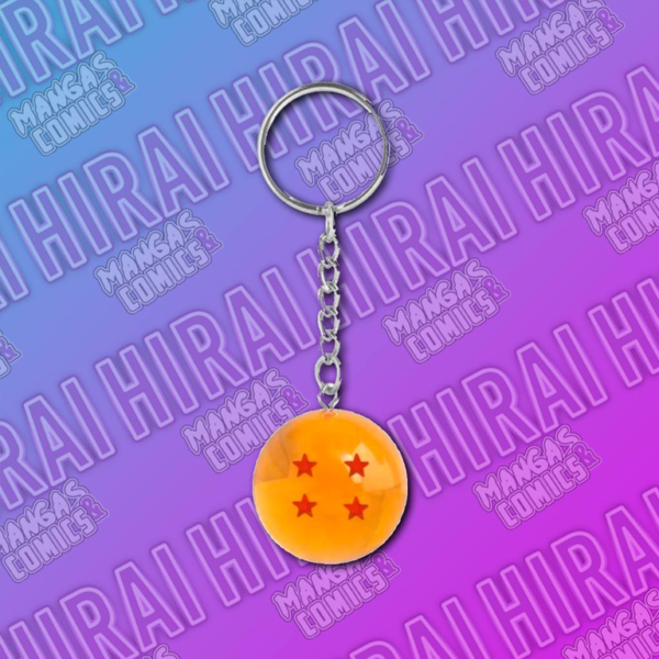 Llavero Dragon ball Esfera del dragon 4 estrellas