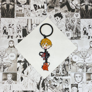 Llavero metalico Chainsaw man Denji y Pochita