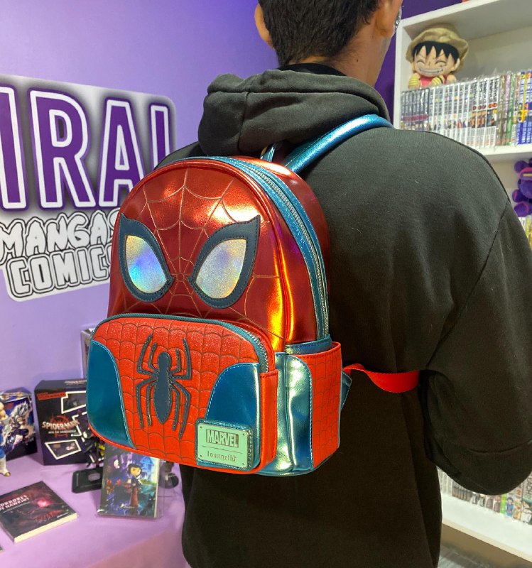 Bolso Loungefly original Spiderman metalizado