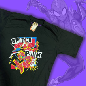 Franela Spider-Punk guitarra