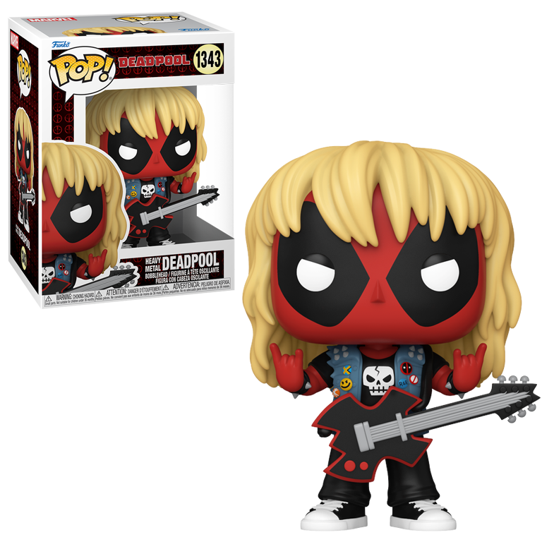 Heavy metal Deadpool Funko pop N° 1343