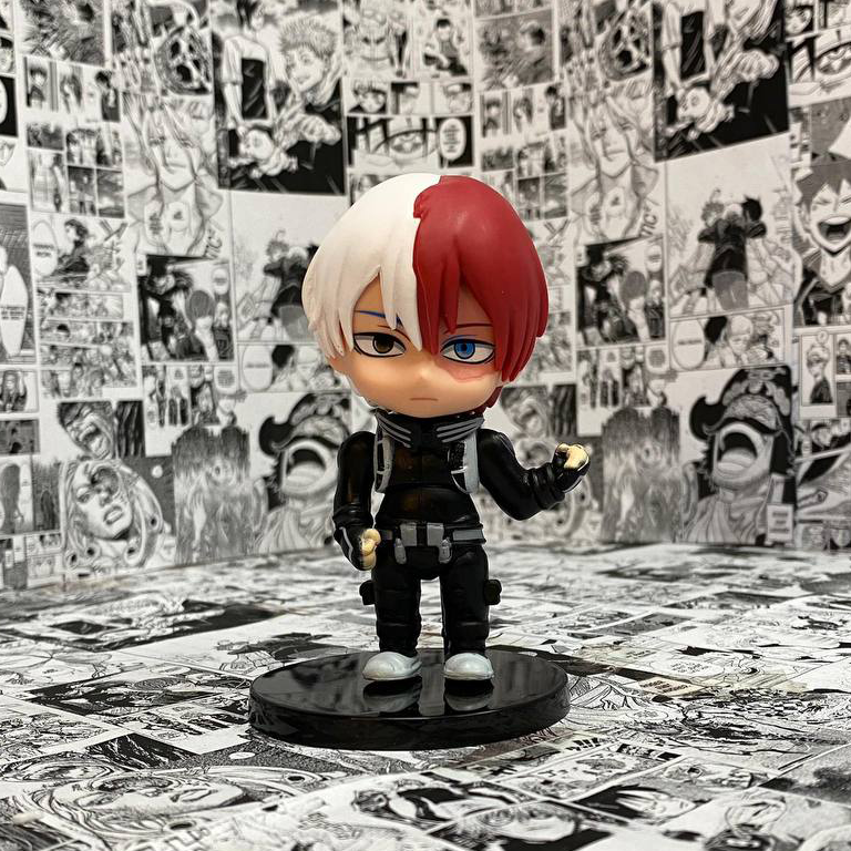 Figura chibi BNHA Todoroki traje negro