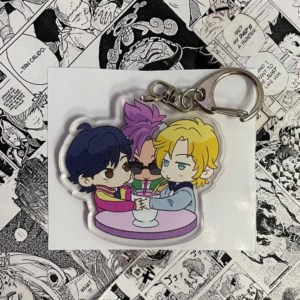 Llavero Banana Fish Eiji, Shorter y Ash