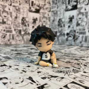 Figura chibi Haikyuu Akashi Keiji dormido