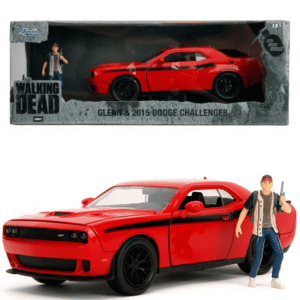 Gleen y 2015 Dodge challenger The walking dead escala 1:24 original Jada