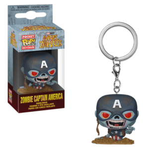 Zombie Captain america Keychain pop