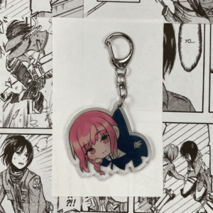 Llavero Chainsaw man Makima colgando