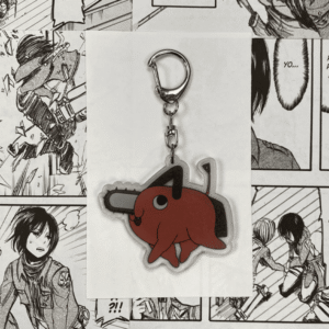 Llavero metalico Chainsaw Man Pochita