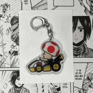 Llavero Mario bros Princesa Toad