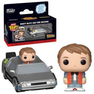 Bitty pop Marty McFly and Time Machine