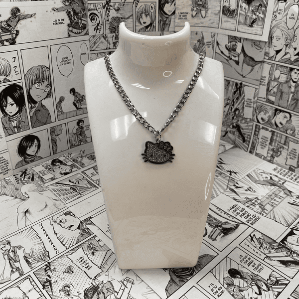 Collar Hello Kitty diamantes