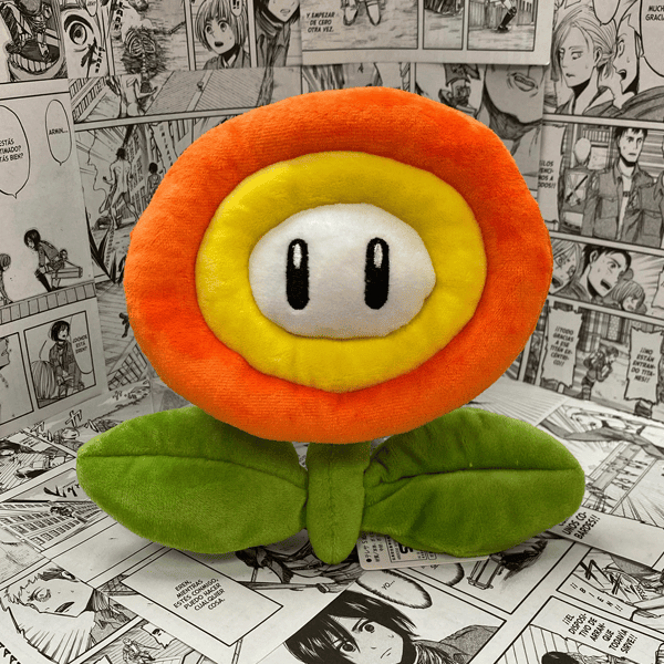 Peluche Mario bros Flor de fuego