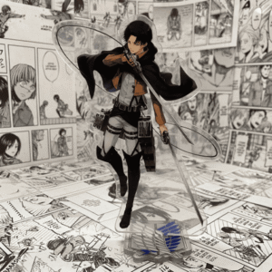 Acrilico Attack On Titan Levi