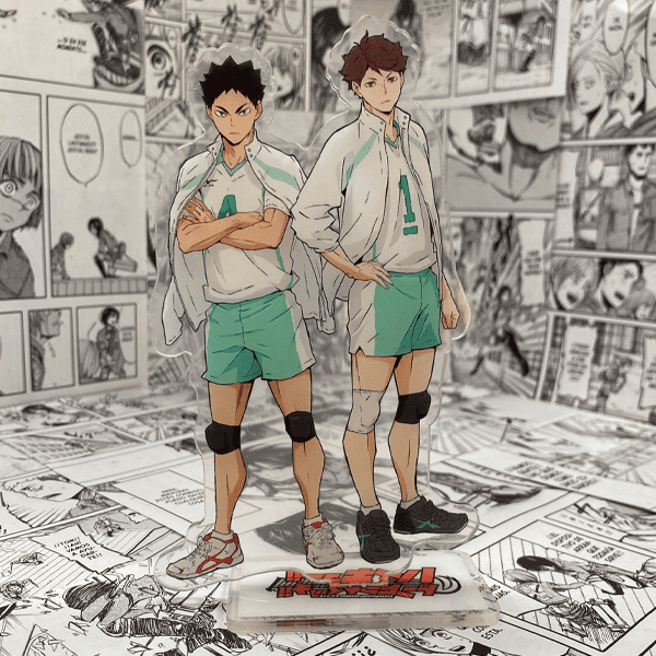Acrilico Haikyuu Oikawa e Iwaizumi